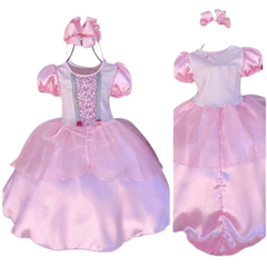 Vestido Fantasia Rosa Bela - comprar online