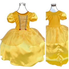 Vestido Fantasia Amarelo - Kimimo Kids