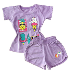 Conjunto Mini Diva Arco Iris Lilás Sorvete na internet