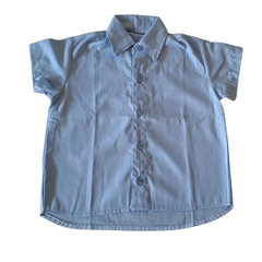 Camisa Social Infantil Azul bebê