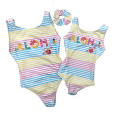 Kit bodie/ body mãe e filha ALOHA caranguejo - comprar online