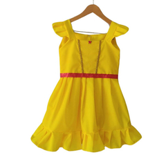 Vestido Casual Princesa Amarelo Bel na internet