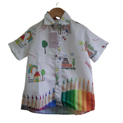 Camisa Temática Aquarela Pintando o sete Formatura ABC - Kimimo Kids