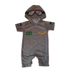 Fantasia Macacão - bebê a 8 anos - Aviador na internet