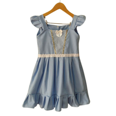 Vestido Casual Princesa Azul - Kimimo Kids