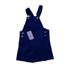 Jardineira Infantil Azul Escuro - loja online