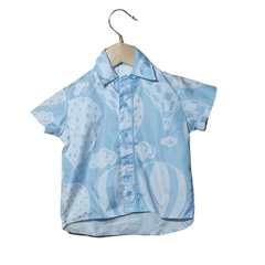 Camisa Infantil Temática Balão Azul claro - comprar online