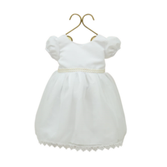 Vestido Branco - Ano novo - formatura - batizado - loja online