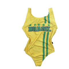 Kit bodie/ body Brasil amarelo