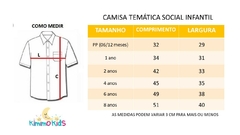 Camisa Infantil Temática Fundo do Mar escuro - comprar online