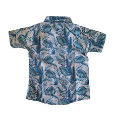 Camisa Social temática Floral azul - comprar online