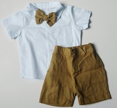 CONJUNTO MENINO BEBE BEGE MOD 01 - comprar online