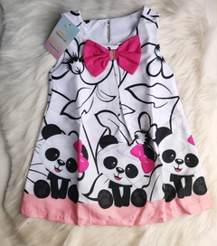 VESTIDO TRAPÉZIO PANDA MOD 01 - comprar online