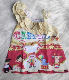 VESTIDO TRAPÉZIO BABADO - CIRCO - comprar online