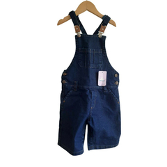 Jardineira infantil Jeans Menino