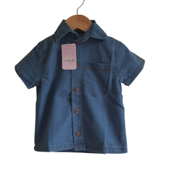 Camisa Jeans Claro Infantil