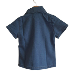 Camisa Jeans Claro Infantil - Kimimo Kids