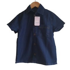 Camisa Jeans escuro infantil na internet