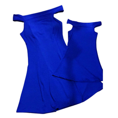 Kit Vestido Mãe e filha todo azul - comprar online