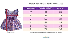Vestido Luxinho Babado Fazendinha - Kimimo Kids