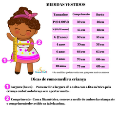 Vestido Festa junina caipira Xadrez rosa e amarelo - Kimimo Kids