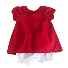 Fantasia Conjunto Vermelho e Branco Menina Coelho - comprar online