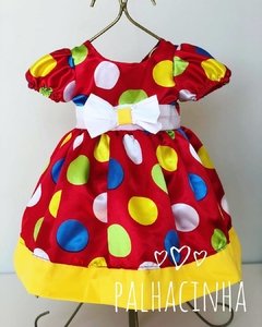 VESTIDO PALHACINHA BEBE