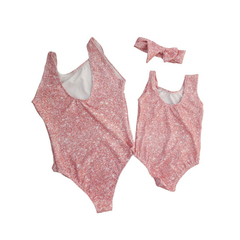 Kit bodie mãe e filha Rosa - comprar online