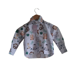 Camisa Temática Manga Longa Safari - Kimimo Kids