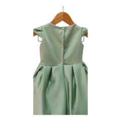 Vestido Festa Luxo Verde dourado - comprar online