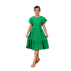 Vestido Verde Natal festas amarração - loja online