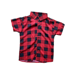 Camisa Infantil Xadrez Viscolino caipira diversas cores - Kimimo Kids