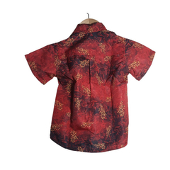 Camisa Temática Vermelho Folhas - loja online