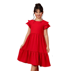 Imagem do Vestido Vermelho Natal festas amarração