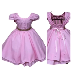 VESTIDO LUXO ROSA MOD 03