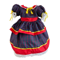 Vestido caipira junino xadrez - loja online