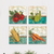 Placas Decorativas Cozinha Legumes Vintage Kit c 4 20x20cm