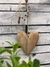 Coração Madeira Natural 15 cm - comprar online