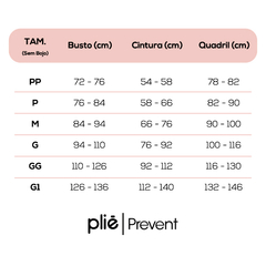 Cinta Corset De Alta Compressão 8 Barbatanas (50327) - Plie - Plié Med Rio