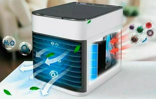 Mini Ar Condicionado Portátil Arctic Air Cooler Umidificador Climatiz