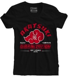 Camiseta Feminina Akatsuki Naruto Shipuuden - comprar online