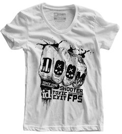 Camiseta feminina Doom The First FPS - comprar online