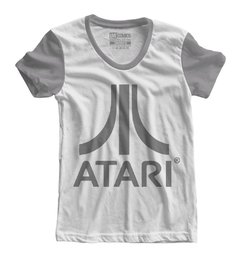Camiseta feminina Atari Logo na internet