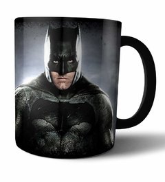 Caneca de porcelana preta Batman JL