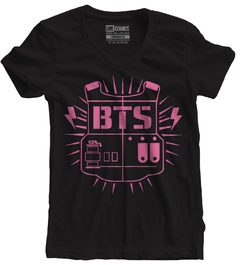 Camiseta feminina K-Pop BTS