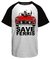 Camiseta masculina raglan Ferris Bueller Save Ferris Curtindo a vida adoidado