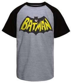 Camiseta Batman raglan Batman Logo Vintage Live Comics na internet