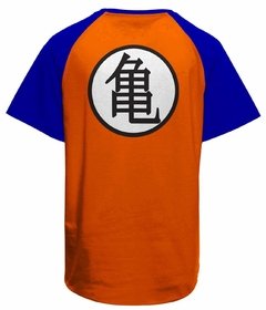 Camiseta masculina Goku Kanji Kame Sennin Raglan - comprar online