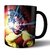 Caneca de porcelana preta Goku SSJ4 001 325ml