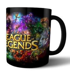 Caneca de Porcelana preta League of Legends LOL - comprar online